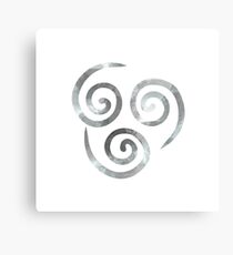 Watercolor Air Nomad Symbol Canvas Print