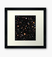 Hubble extremes tiefes Feld Gerahmtes Wandbild