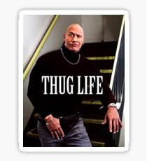 Throwback - Dwayne Johnson Sticker
