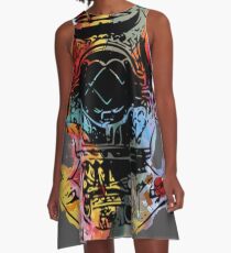 Dive Deep A-Line Dress