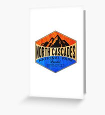 NORTH CASCADES NATIONAL PARK WASHINGTON MOUNT BAKER HIKING CAMPING CLIMBING Greeting Card