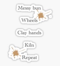 Pottery order Sticker