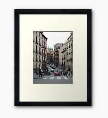 Zebra Crossing Framed Print
