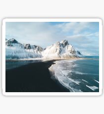 Iceland beach at sunset - Landscape Photography Sticker