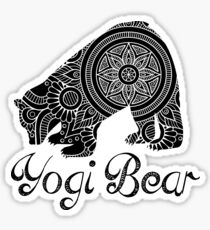 Yogi Bear - Yoga Graphic Sticker