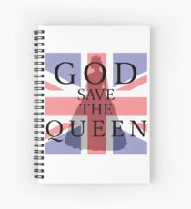 God Save the Queen Spiral Notebook