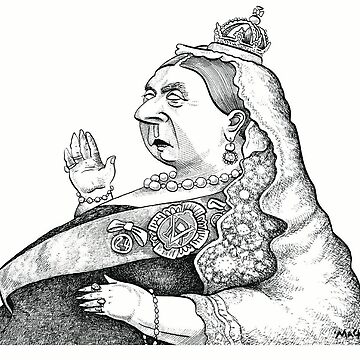 Artwork thumbnail, Queen Victoria by MacKaycartoons