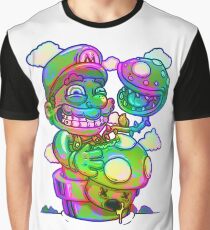 Trippy Mario Graphic T-Shirt