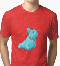 Enzo the French Bulldog! Tri-blend T-Shirt