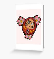 Daruma Greeting Card
