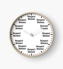 Respect Women Clock Clock