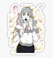 Falling Leaves Sticker