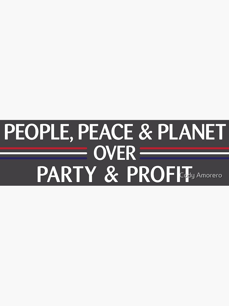 People, Peace & Planet (Gray) by codyjoseph