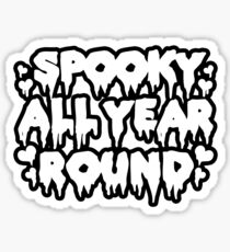 Spooky All Year Round - Goth Sticker