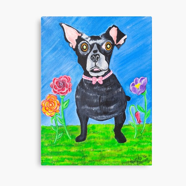 A Whimsical Dog - Doggone Delightful Canvas Print