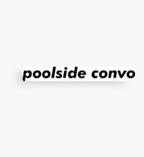 "Poolside Convo" - Frank Ocean (Blonde - Self Control) Canvas Print