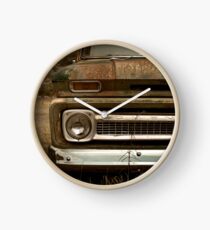 Abandoned Chevy C-10 pickup Clock