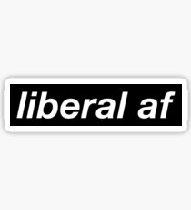 Pegatina Liberal AF Suprema