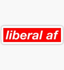 Pegatina Liberal AF Suprema