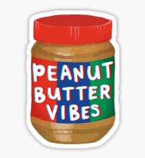 Peanut Butter Vibes Sticker