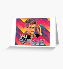 Yas to the Queen Jessica Fletcher Greeting Card