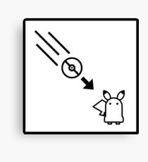 Portal Pokemon Mashup Canvas Print