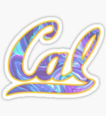 Cal Berkeley Psychadellic Sticker