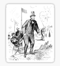 President Lincoln at Fort Stevens Sticker