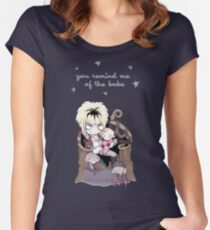 Erinnere mich an das Baby Tailliertes Rundhals-Shirt