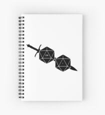 Cuaderno de espiral Dungeons And Dragons: The Dice And Sword