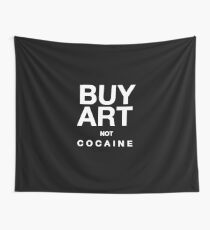 Tela decorativa COMPRAR ARTE, NO COCAÍNA