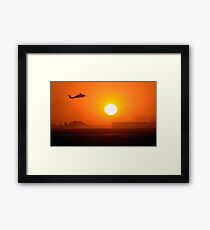 An Army Blackhawk helicopter. Framed Print