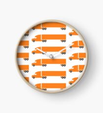 Orange Big Rig Clock