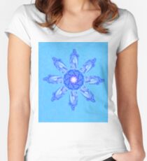 Holy Maria Globus Women's Fitted Scoop T-Shirt