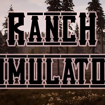 Ranch Simulator logo Sticker for Sale by XNIO