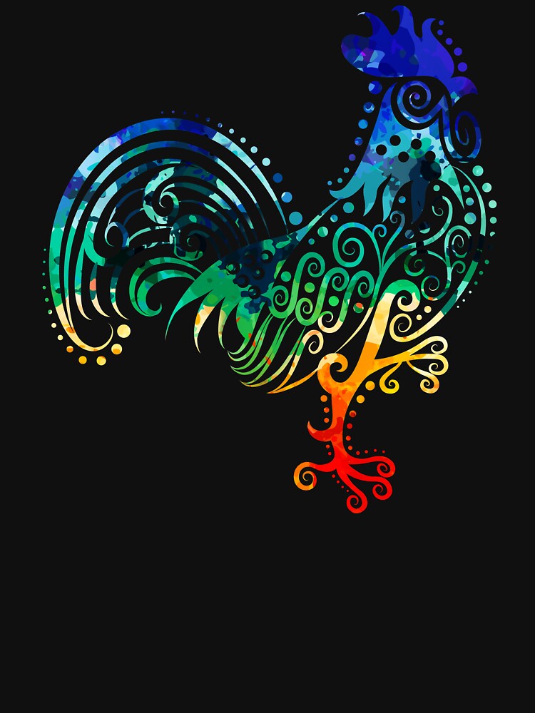 Inked Rooster by solnoirstudios