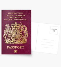 British passport Postcards