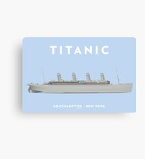 RMS Titanic Cruiser boat Canvas Print