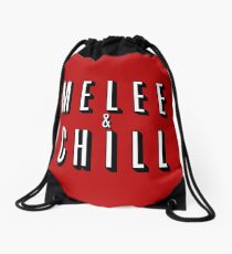 Melee & Chill Drawstring Bag
