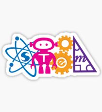 STEM! horizontal Sticker