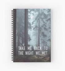 The Night We Met Spiral Notebook