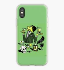 Drinks With The Mad Scientist Next Door iPhone Case