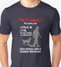 Me and My Shadow Golden Retriever Unisex T-Shirt