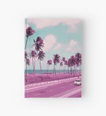 Vaporwave-Meer-Seitenstraße Notizbuch