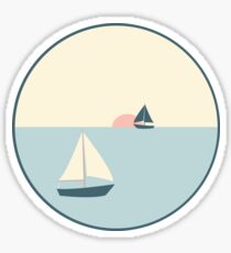 Sunset Sail Sticker