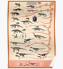 Tetrapoden der Kayenta Formation, USA Poster