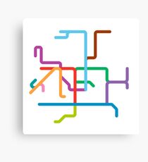 Mini Metros - Hong Kong Canvas Print