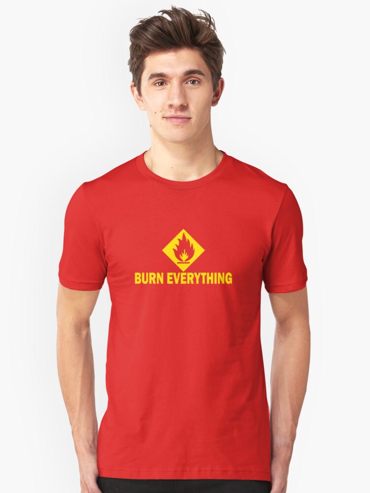Alternate view of Burn Everything Slim Fit T-Shirt