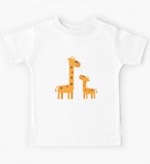 Giraffe & Baby Giraffe Kinder T-Shirt