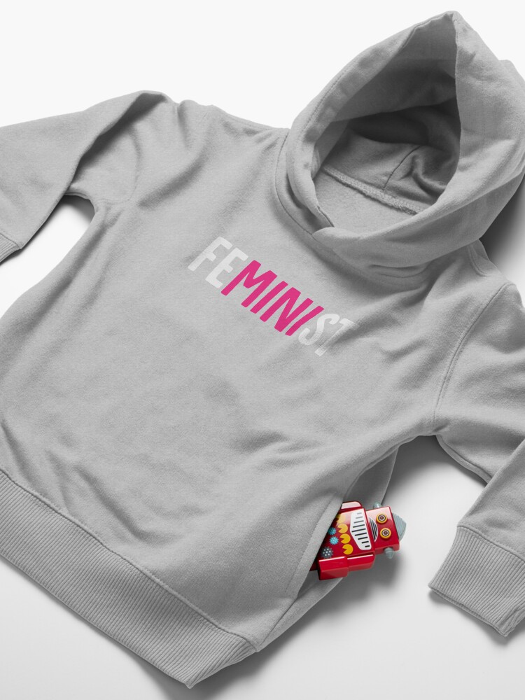 Alternate view of FeMINIst Toddler Pullover Hoodie